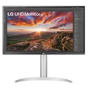LG 27' IPS 5ms 4K UHD HDR400 FreeSync, Borderless Monitor w/ArcLine HAS - HDMI,DP, USB Type-C, Speaker, VESA 100, Height Adjust