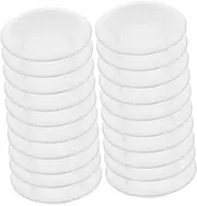 BESPORTBLE 20pcs Pet Paper Bowl Raised Cat Water Bowl Pet Feeding Bowl Cat Bowl Replacement Bowls Small Dog Bowls Pets Food Feeders Puppy Bowls for Convenient Cat Bowls Cat Food Basin White