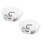 2 x Kitchen Pantry Lazy Susan Storage Tray Organiser Turntable Rack Holder 25cm