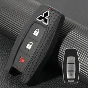 For Mitsubishi Outlander 2022-2024 3 Button Remote Key Fob Silicone Case Cover