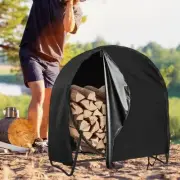 Firewood Log Hoop Cover Waterproof Heavy Duty Portable Garden Log Rack Cover