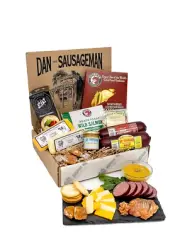 'S Pacific Northwest Gourmet Gift Basket Ready to Eat Alder Salmon, Smoked Beef