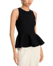 Aqua Knit Peplum Top - Exclusive
