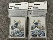 Pokemon TCG Great Wave Pikachu & Friends Card Sleeves Sealed Pokémon Center 2x