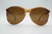 Vintage Silhouette 2015 Braun Oval Sunglasses Glasses NOS