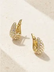 [Anita Ko] Anita Ko - Baby Claw 18-karat Gold Diamond Earrings - One size One size Gold