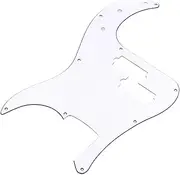 Ｓｉｍｈｏａ Guitar Pickguard Pick Guard Replacement Stylish Professional Easy Installation Practical Spare Part Repairing Scratch Plate, White