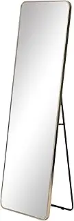 COOPER & CO. HOMEWARES 165cm Elle Standing Full Length Rectangle Mirror Gold (MRQIN-165-GD)