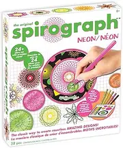 MJM Australia Spirograph Neon 38-Pieces Kit