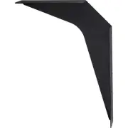 Hardware Resources WB18 Black 18"L Shelf Workstation Bracket - Single