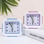 With Night Light Small Table Clock Cute Bedside Clock Lazy Alarm Clock Bedroom