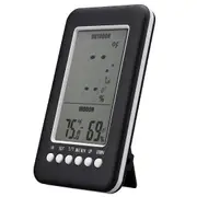 Room Wireless Digital Lcd Display Alarm Thermometer Indoor Outdoor Humidity Temp