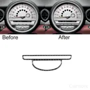 1pcs For Mini Cooper 2007-10 Carbon Fiber FM Radio Console Interior Trim (for: Mini)