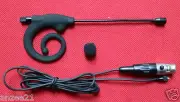 Black ear Headset Microphones XLR 3Pin Mini For AKG Samson Wireless System