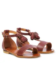 [Bonpoint] Bonpoint Elmas leather sandals UK 11 brown