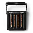 Black Toastie Sandwich Press for Toaster Griddle Quesadilla Maker Kitchen Gadget