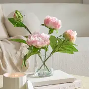 Artificial Lillian Peony in Vase [MUSHLILLVW25]