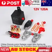 12V 120A Master Isolator Cut-off Car Battery Disconnect Remote Control Switch