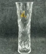 Oneida RCR Royal Crystal Rock Laurus Ultraclear Glass Bud Vase Made in Italy