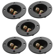 5PCS Speaker Terminal Cup Car Home 2-Way DIY Stereo Subwoofer Plugs