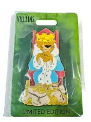 Disney WDI D23 Pin 2024 Disney Villains Prince John Robin Hood LE 400