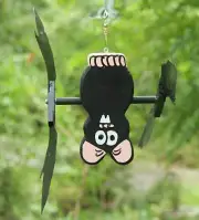Bat Mini Whirligigs Whirligig Windmill Yard Art Hand made from wood