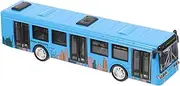 LRXIYODE Alloy Bus Model Boys and Girls Toy Car Pull Back Simulation City Bus Toys for Toddlers Boys Blue
