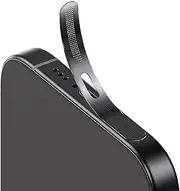 for iPhone 16 Pro / 16 Pro Max Earpiece Speaker Mesh Anti Dust Proof Adhesive Cover - 5pcs / Black