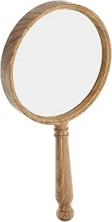 SAFIGLE Retro Grain Handheld Magnifying Glass for Seniors and Magnification Lightweight and Comfortable Grip for Reading Jewelry Repair Map Navigation and More