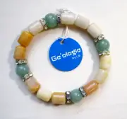 new Little Switzerland Geologie Agate and Jade Bracelet rhinestone