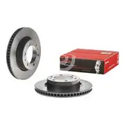 Brembo Prime Vented Brake Rotor - Single - 09.D617.11