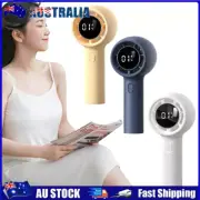 AU Portable Handheld Turbo Fan Bladeless Handheld Fan USB Rechargeable for Campi