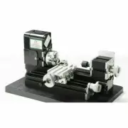 Mini Wood Metal Lathe Soft Metalworking Woodworking DIY Model Making Machine 24W
