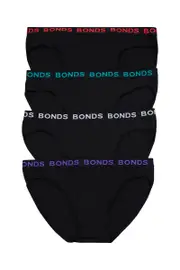 [Bonds] Bonds Men's Men's Hipster Briefs 4 Pack Size: 3XL 3XL Multicolor