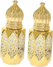 Beavorty 6ml Perfume Dispensers Set of 2 Glass Storage Bottles for Essential Oil Perfume Cosmetics