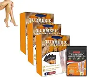 Turmeric Varicose Vein Patch,2024 New Turmeric Vein Patches,Herbal Anti-Varicose Knee Patch,Herbal Treatment Patch,Naturally Relieves Varicose Veins In Legs And Spiders (3 Boxes)