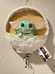 New Mandalorian Grogru "The Child" Pull String Pinata Baby Yoda Birthday Party