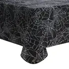 Way to Celebrate Halloween Spider Web 60x84in Rectangular PEVA Vinyl Tablecloth