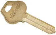 Corbin Russwin 981-6PIN-10 Single Section Standard Bow Key Blanks, Nickel Plated