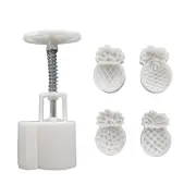 MidAutumn Festival Mooncake Maker Pineapple Shape Moon Cake Mold Cookie Stamps