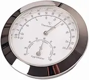 Round Violin Thermometer Hygrometer Dual Temperature Scale for Guitar Case Home Office