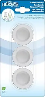 Dr Brown's Standard Neck Travel Storage caps (3 per pack)