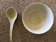 New Japanese Rice Bowl with Matching Spoon
