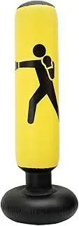 1.6m Inflatable Standing Punching Bag Inflatable Boxing Bag Heavy Training Bag Inflatable Punching Bag Heavy Duty Fitness Training Sport Column Stress Relief Boxing Target for Teen Adults Practice(1)