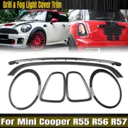 For BMW MINI COOPER R55 R56 R57 07-2015 Headlight+Taillight+Grille Molding Trim (for: Mini)