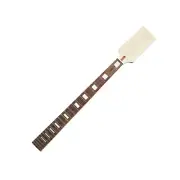 Maple Bass Guitar Neck 24 fret 30 in Rosewood Fretboard Block Inlay Paddle Head