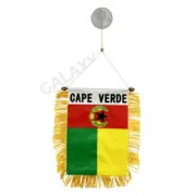 Cape Verde Mini Banner / Double Sided Mini Cape Verde Car Window Flag