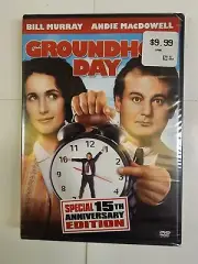 Groundhog Day -BILL MURRAY - ANDIE MACDOWELL (DVD, 1993) BRAND NEW FACTORY SEAL