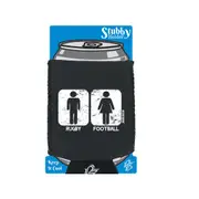 Uau Rugby Football - Funny Novelty Stubby Holder With Base