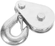GETAJGHSD Pulley Block Pulley Wheel Hooks for Hanging 0. Capacity for Motocross Lifting